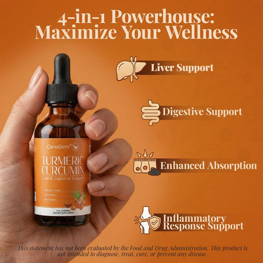 Rayva Turmeric Curcumin Milk Thistle Liquid Drops