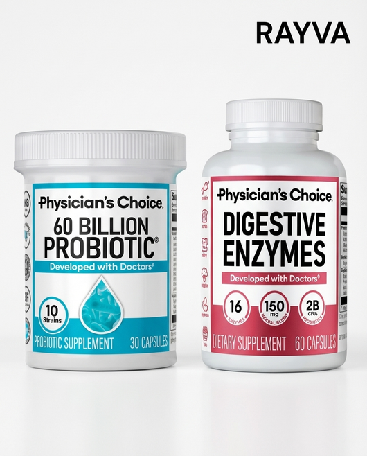 Rayva Digestive Enzyme + Probiotic Bundle