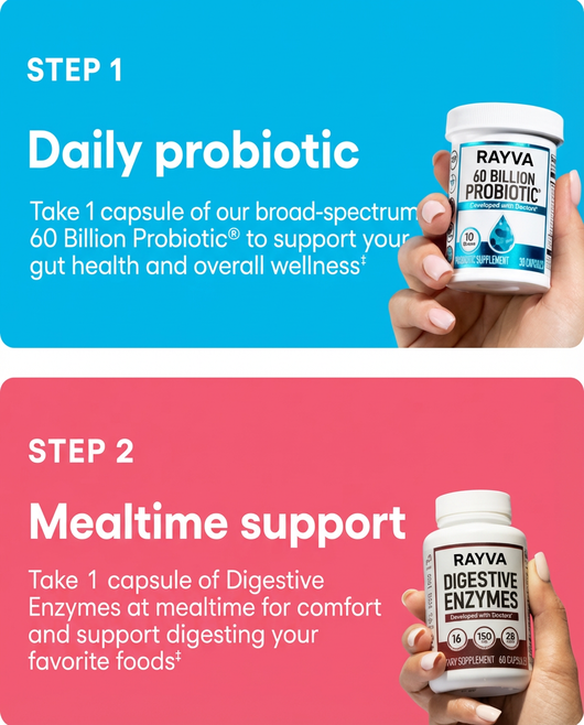 Rayva Digestive Enzyme + Probiotic Bundle