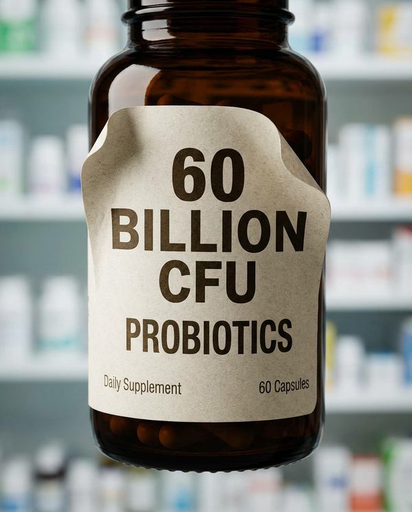 60 BILLION CFU PROBIOTICS